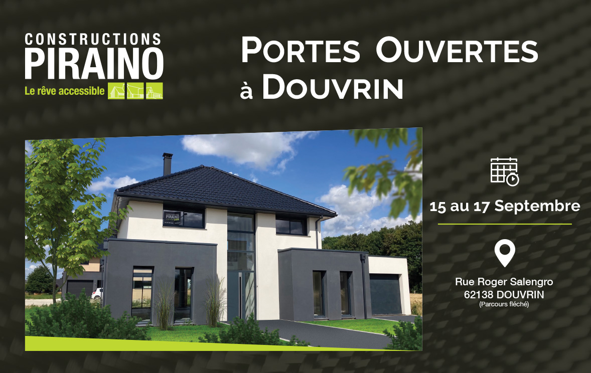 Portes Ouvertes Constructions PIRAINO à Douvrin