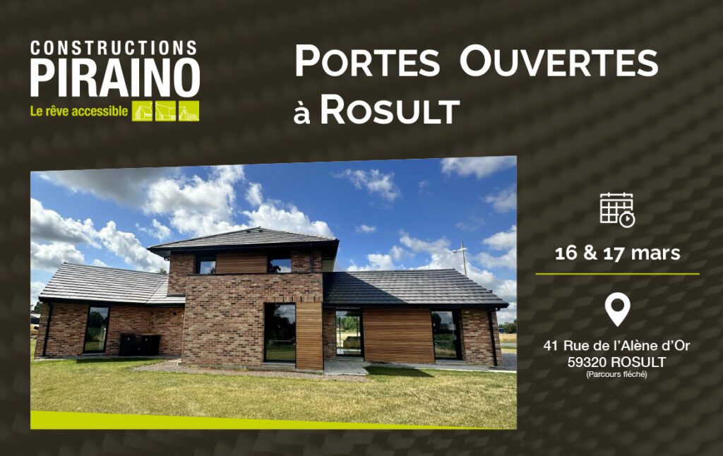 Portes Ouvertes Constructions PIRAINO à Rosult Portes Ouvertes Constructions PIRAINO à Rosult