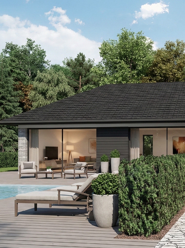 Villa contemporaine de plain-pied