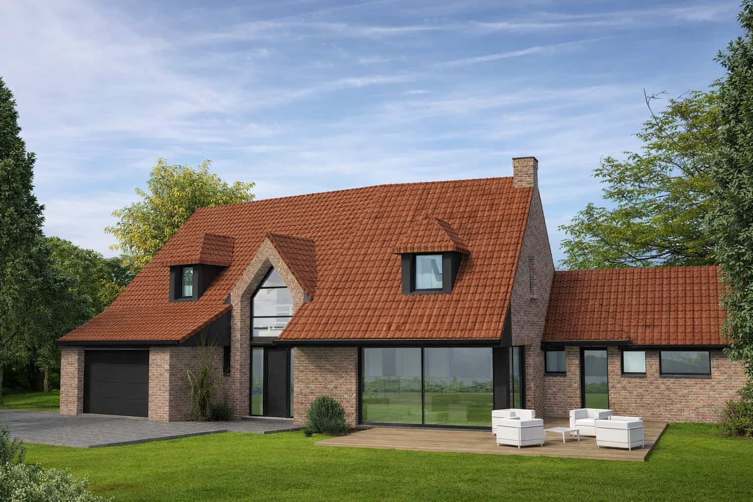La maison traditionnelle dans le Nord construction, prix et modèles